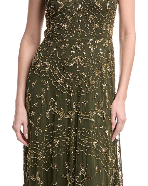 Adrianna Papell Midi Dress Black US 12 4