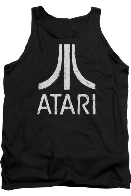 Gildan Atari Rough Logo Herren Tank Top Schwarz XXLarge 2
