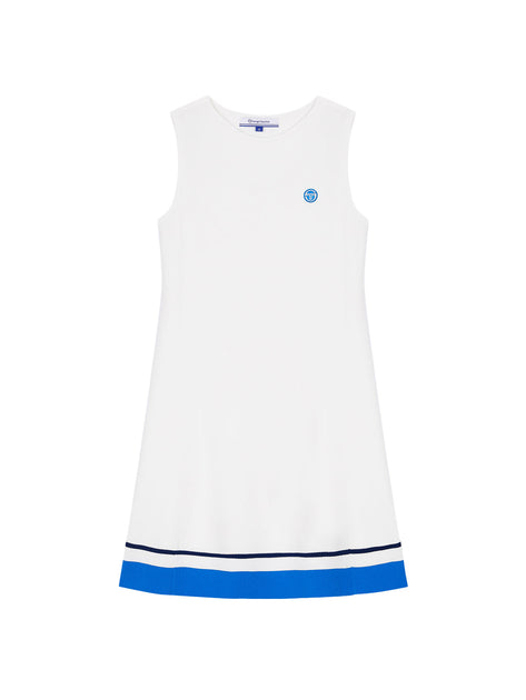 Sergio Tacchini Resort Flare Dress White Medium 2