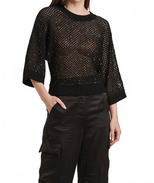 Another Love Rosalia Pullover Schwarz Medium 2