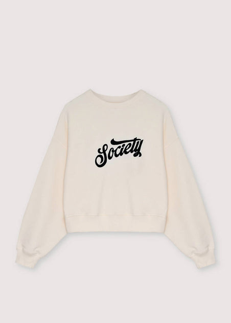 The New Society Mazrus Sweatshirt White Small 4