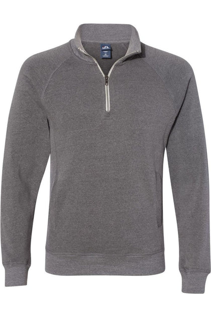 J. America Triblend Quarter-Zip Sweatshirt Multi XXLarge 4