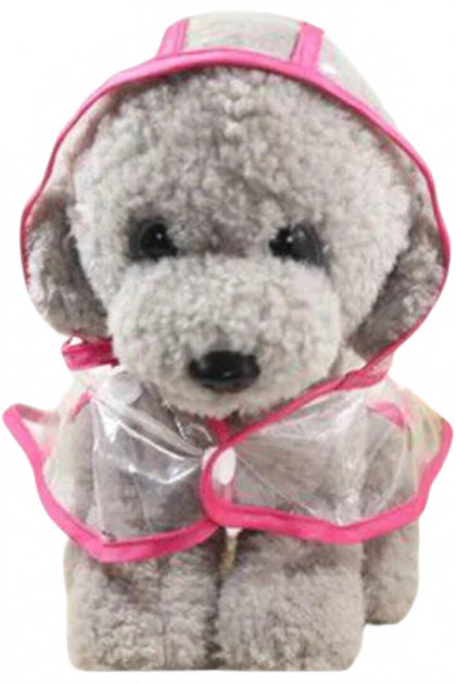 Emerald Fox Boutique Doggy Raincoat Pink 2