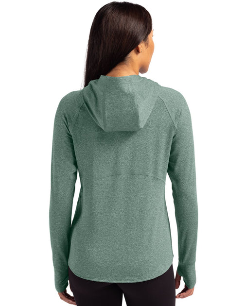 Cutter & Buck Adapt Knit Recycled Heathered Hooded Pullover Multi Large 3