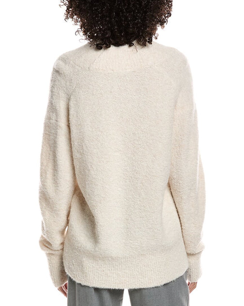 Vince Shawl Alpaca & Wool-Blend Sweater Beige XSmall 3