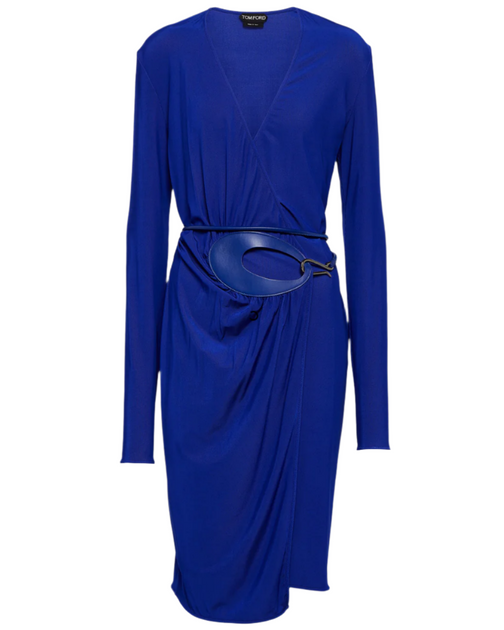 Tom Ford Women's Wrap Dress Black