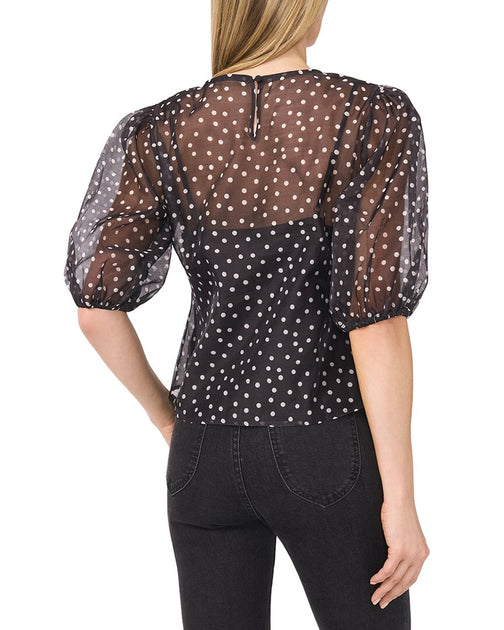 CeCe Regular Fit Top Black Small 3
