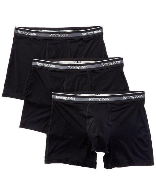 Tommy John Comfort Micro 4" Boxer Brief Black XLarge 3