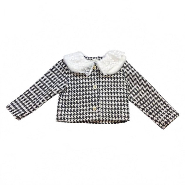 Doe a Dear Girls Jacket White US 4T 2