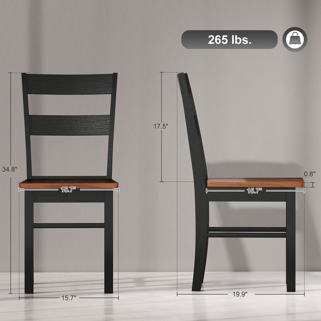 Hivvago Dining Chair Black 5