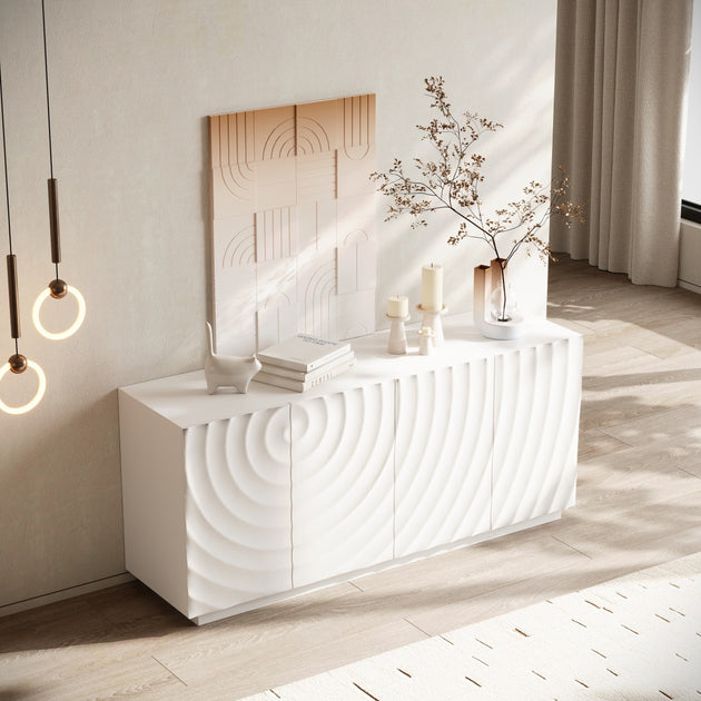 Streamdale Buffet Cabinet White 3