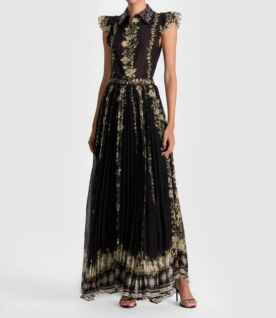 alice + olivia Katz Maxi Skirt Multi US 2 2