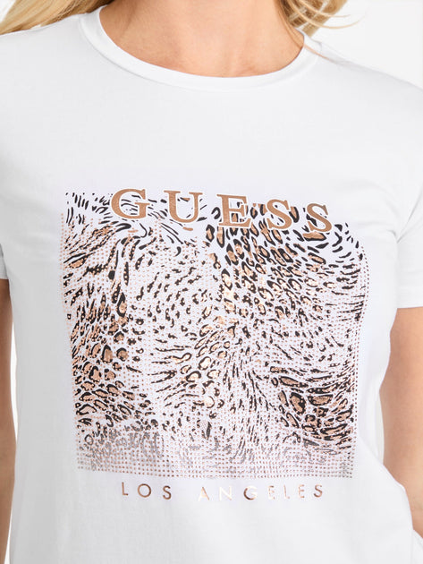 Guess Factory Wendi T-Shirt Beige Small 4