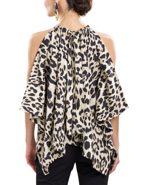 Natori Jaguar Handkerchief Top Brown XS 3