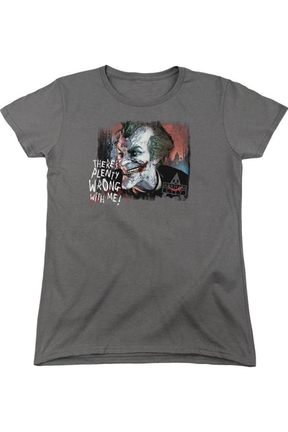 Gildan Batman Arkham City Plenty Wrong T-Shirt Grey Medium 2
