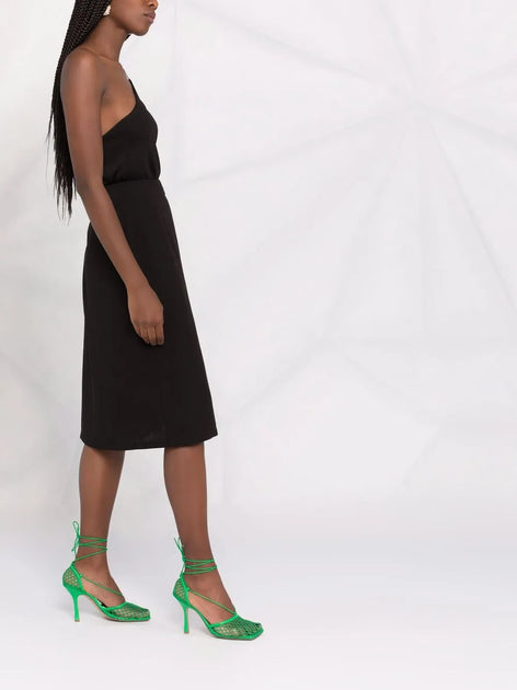 Salvatore Ferragamo Ferragamo Pleated Silk Skirt | ShopSimon