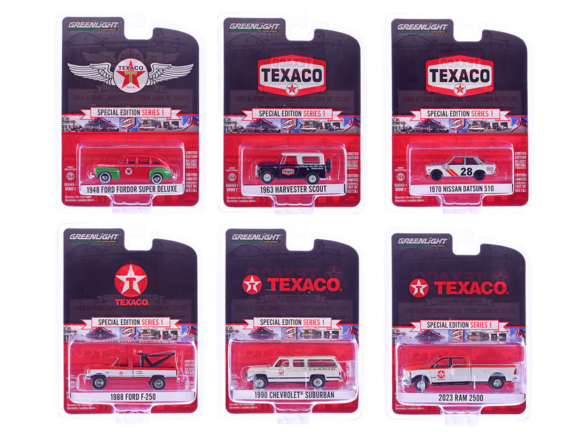 Greenlight Texaco Special Edition Series 1 1/64 Diecast Model Car Set 2