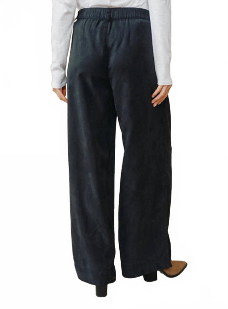 Bella Dahl Double Pleated Wide Leg Pants Blue Small 4