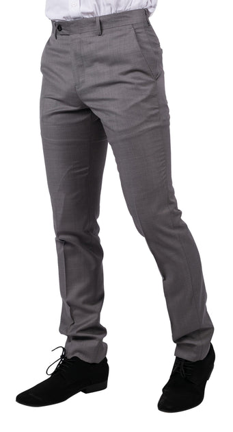 Paul Andrew Charles Light Formal Trousers Grey 28 3