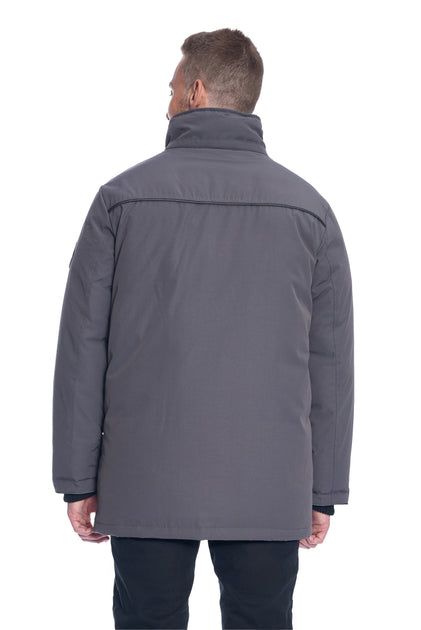 thumbnail image 2 of Alpine North Men's Vegan Winter Parka - Animal-Free Insulated Coat With Removable Faux Fur Hood 2 of 9
