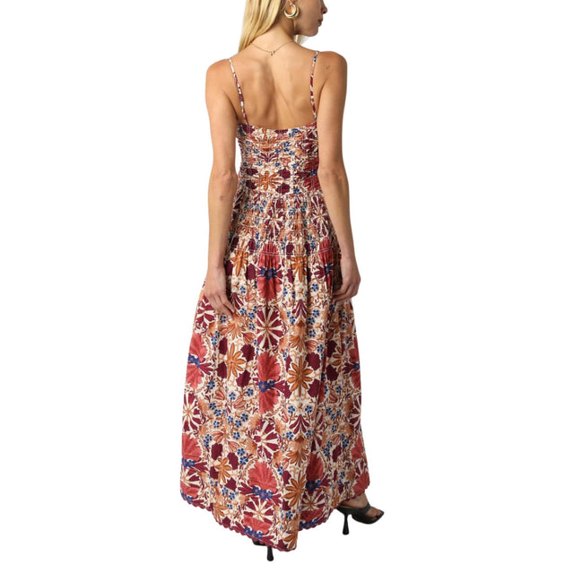OLIVACEOUS Daisy Floral Dress Multi Small 3