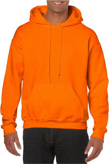 Gildan Heavy Blend Hooded Sweatshirt Orange Large 4