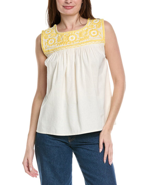 Frances Valentine Jess Top White XS 2