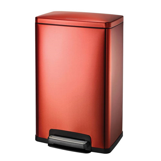 Hivvago Stainless Steel 13-Gallon Kitchen Trash Can Copper Red 2