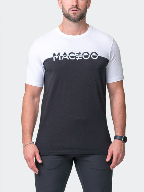 Maceoo Colorblock Tee Black/White Large 2