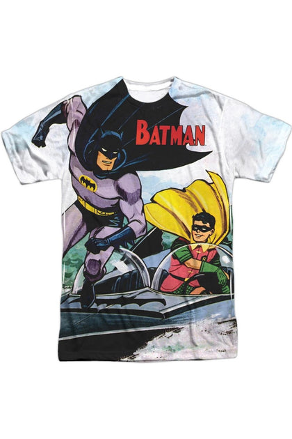 Gildan Batman Batboat T-shirt Col Rond Adulte Polyester Noir Medium 2