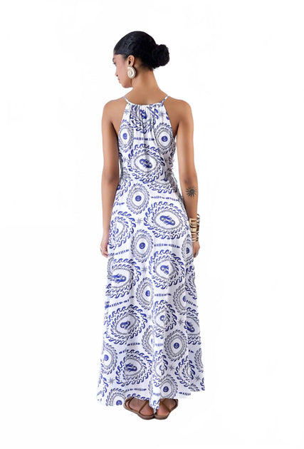 BEYOND by Vera Marina Maxi Dress Purple Medium 3