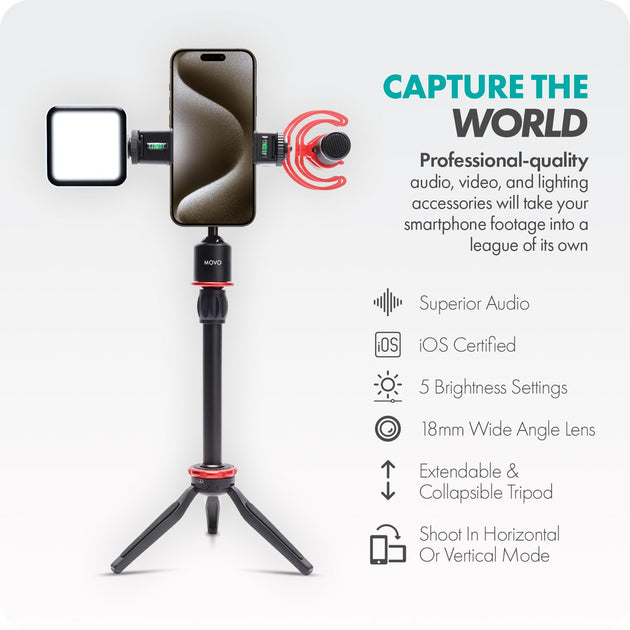Movo iVlog1-IP Vlogging Kit Black 3