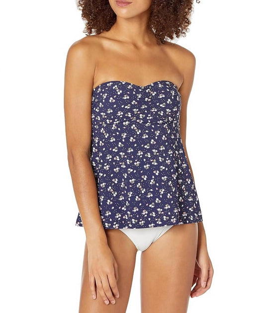 Seafolly Remix Trapeze Tankini Blue US 6 3