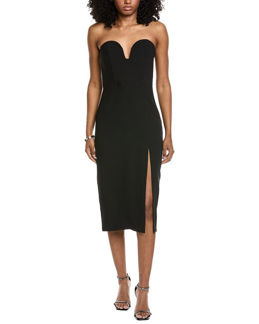 Amanda Uprichard Ronelle Midi Dress Black XSmall 2