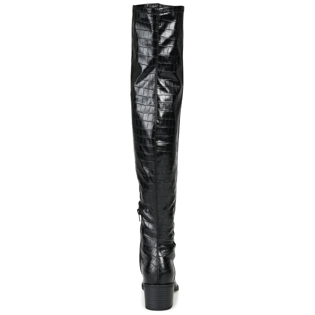Journee Collection Mariana Thigh-High Boots Black US 6 4