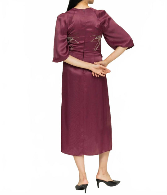 Tallulah & Hope Harriet Midi Dress Pink US 10 3