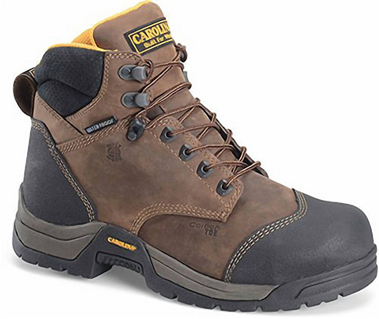 Carolina Bruno 6 Inch Work Boot Brown US 9 Wide 2