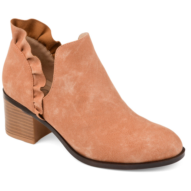 Journee Collection Lennie Bootie Brown 5.5 2