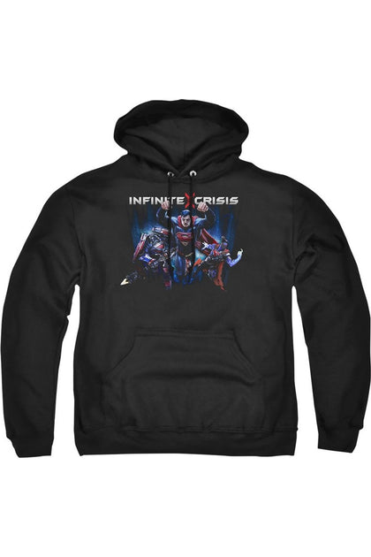 Gildan Infinite Crisis Super Kapuzenpullover Schwarz 4XLarge 2
