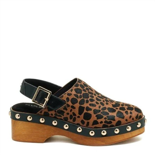 Kelsi Dagger Warehouse Slingback Buckle Heel Clog Multi 9.5 3