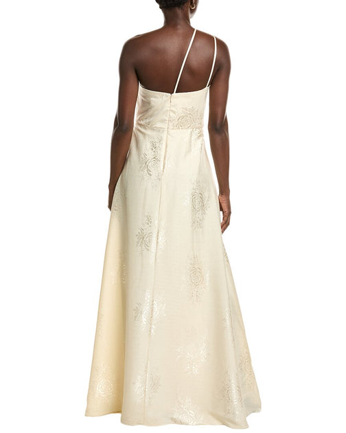 Marchesa Notte Barletta Dress Beige US 2 3