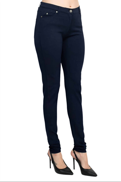 Alberto Makali Stretch Crepe Pant Blue US 10 3