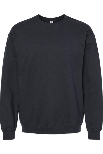 Gildan Softstyle Crewneck Sweatshirt Black XLarge 2