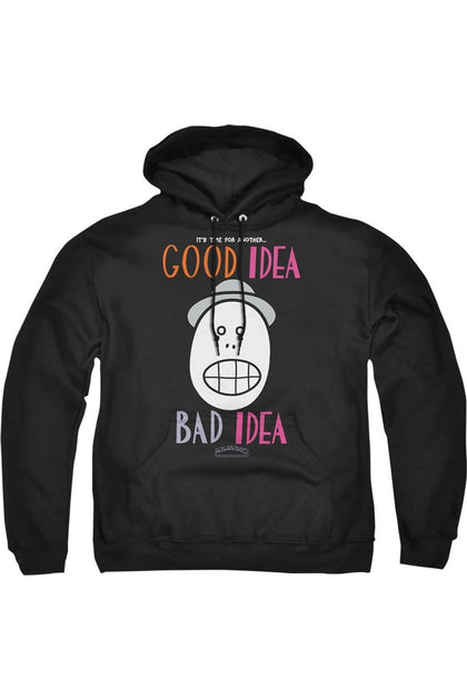 Gildan Animaniacs Good Idea Bad Idea Hoodie Black Medium 2