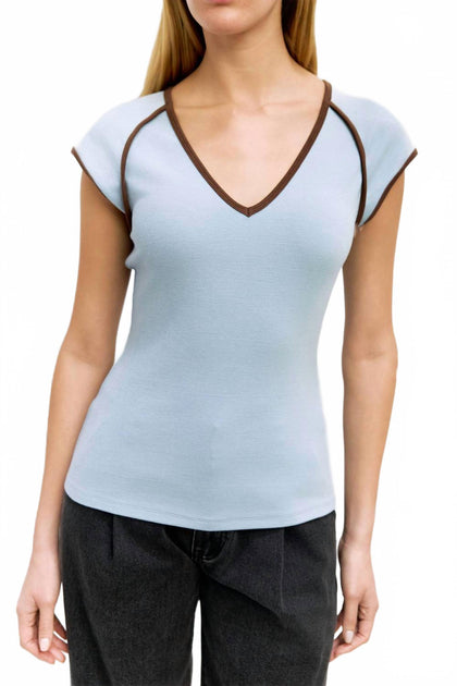 MOD REF Patricia Vintage Raglan Knit Top Multi Small 3
