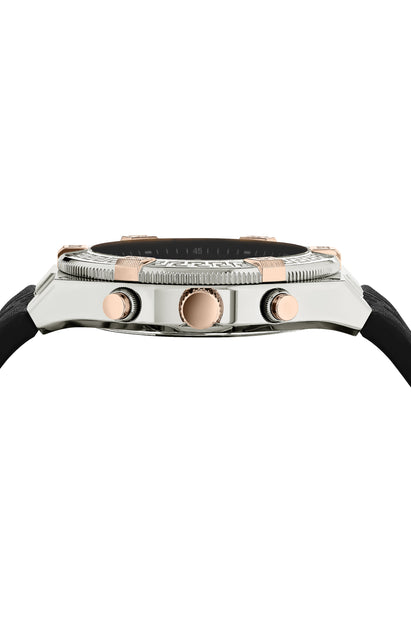 Versace V-Sporty Greca Watch Silver 46mm 3