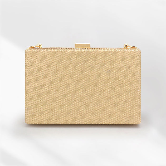 FASHNZFAB Pochette de soirée rectangulaire gris taille unique 4
