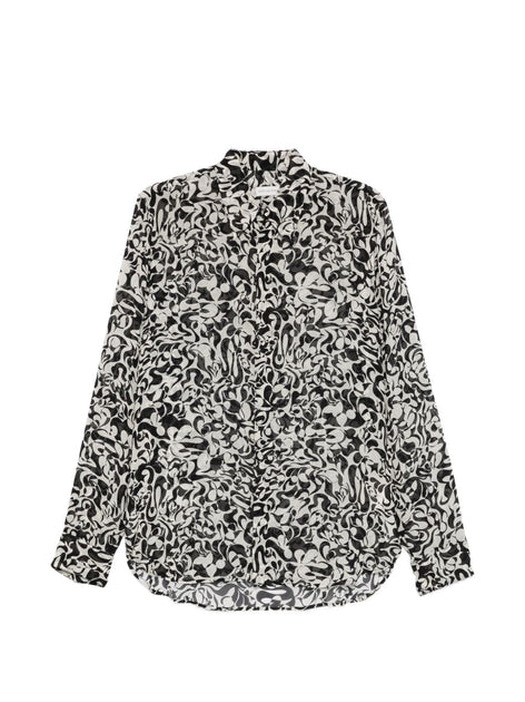 Dries Van Noten Long-Sleeve Shirt Black EU 50 2