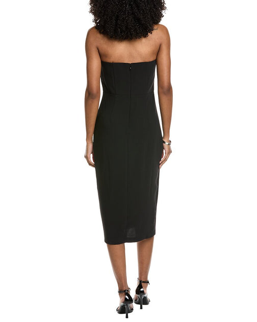 Amanda Uprichard Ronelle Midi Dress Black XSmall 3