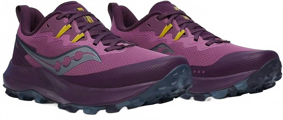 SAUCONY Women's Peregrine 14 Trail Running Shoes In Plum/eggplant